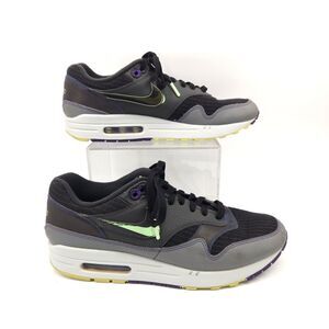 Nike Air Max 1 Future Swoosh Shoes Men’s Size 10.5 US CT1624-001 Black Gray